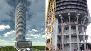 Illustration for article titled How Engineers Are Building Skyscrapers That Seem Physically Impossible